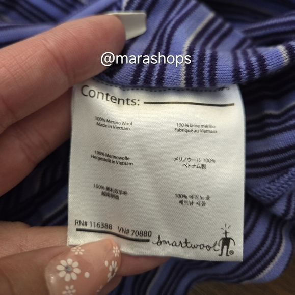 Smartwool Stripe Classic Thermal Merino Base Layer 1/4 Zip - Picture 2 of 6